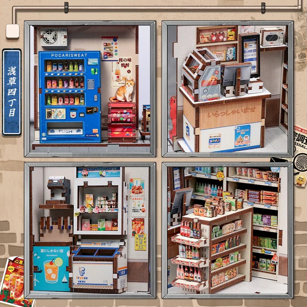 Beika-Cho Miniature House DIY Book Nook With LED Light in Malta | LAB7