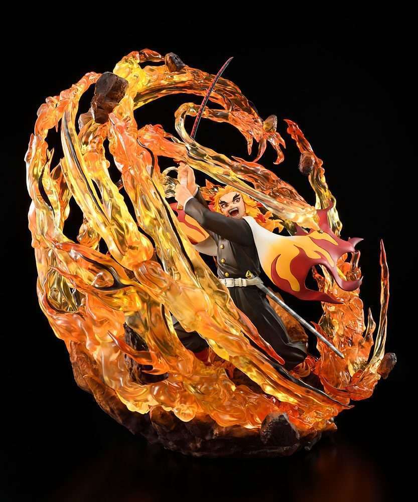 Bellfine Demon Slayer: Kimetsu no Yaiba Statue 1/8 Kyojuro Rengoku DX Ver. 35 cm by LAB7 Malta, Europe