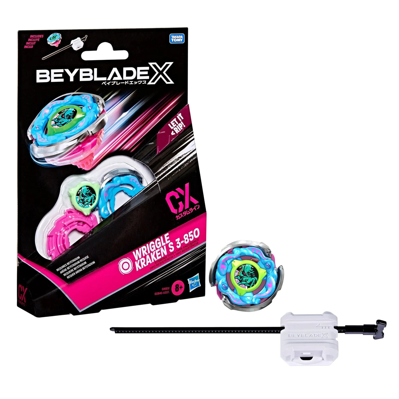 Beyblade X Wriggle Kraken S 3 - 85O CX Starter Pack by LAB7 Malta, Europe