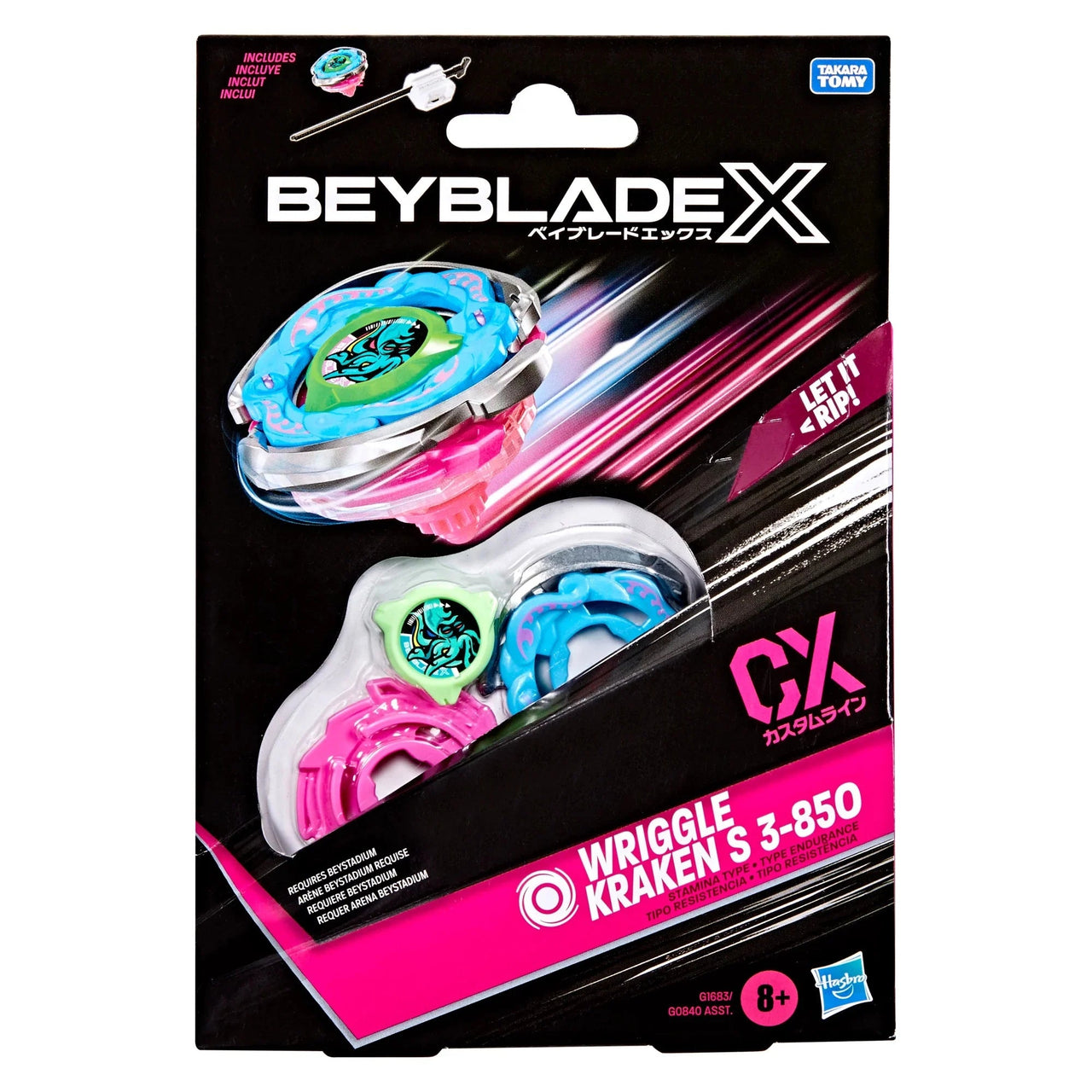 Beyblade X Wriggle Kraken S 3 - 85O CX Starter Pack by LAB7 Malta, Europe