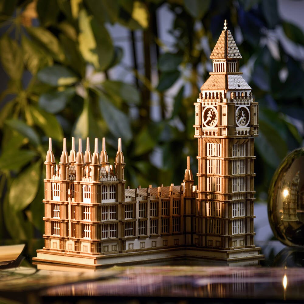 Big Ben (Elizabeth Tower) 3D Wooden Puzzle Model in Malta | LAB7