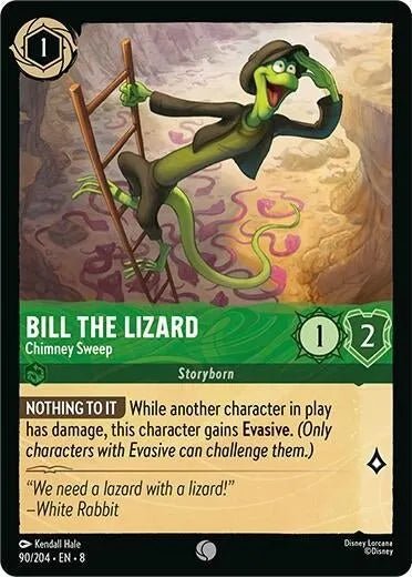 Bill the Lizard - Chimney Sweep (90/204) (Reign of Jafar) in Malta | LAB7