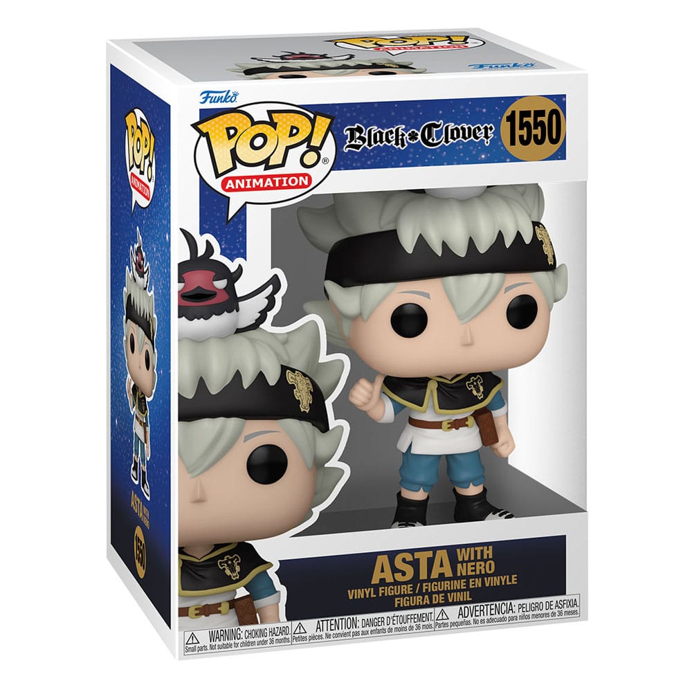Black Clover POP! Animation Vinyl Figure Asta w/Nero 9 cm by LAB7 Malta, Europe