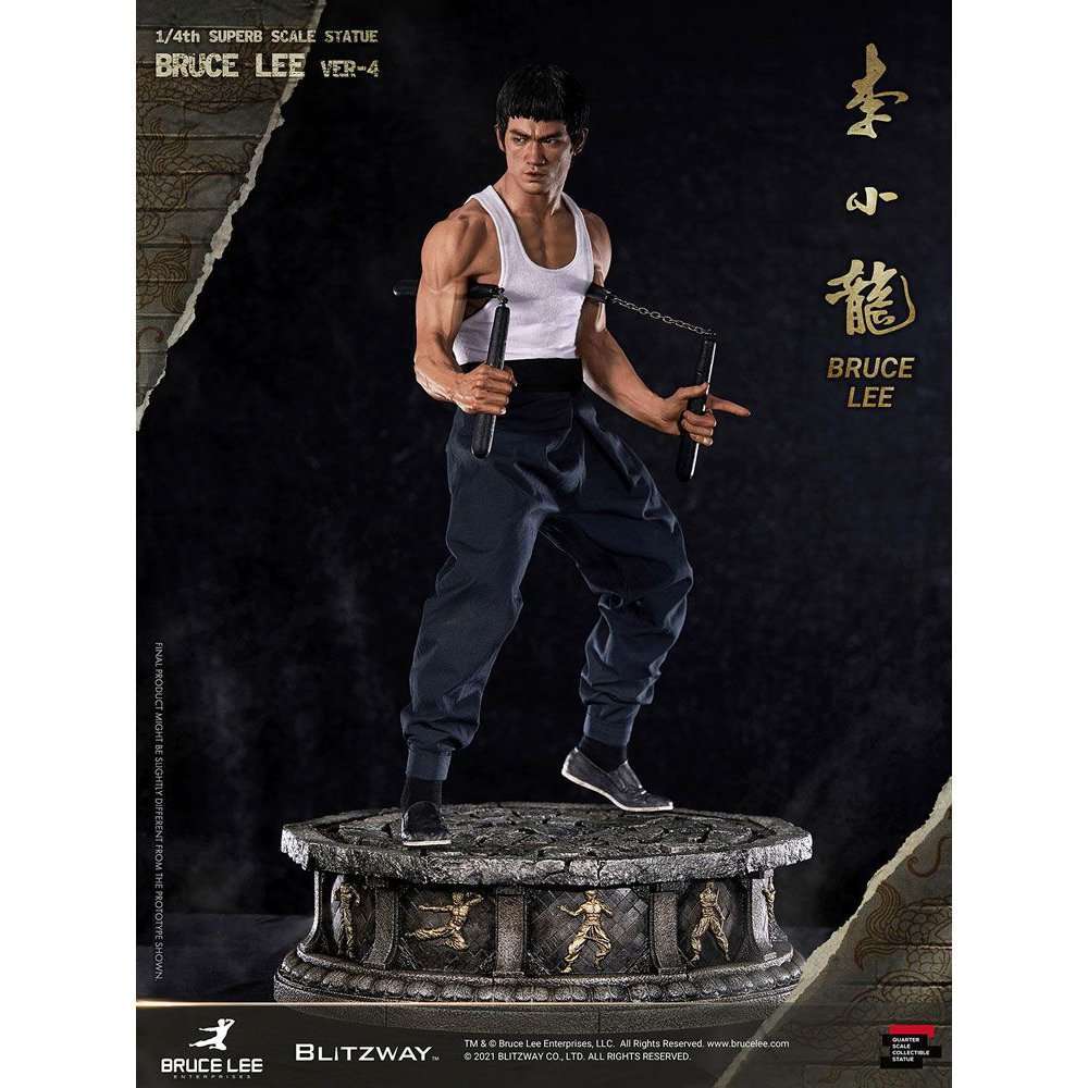 Blitzway Bruce Lee Hybrid Type Superb Statue 1/4 Bruce Lee Tribute Ver. 4 57 cm by LAB7 Malta, Europe