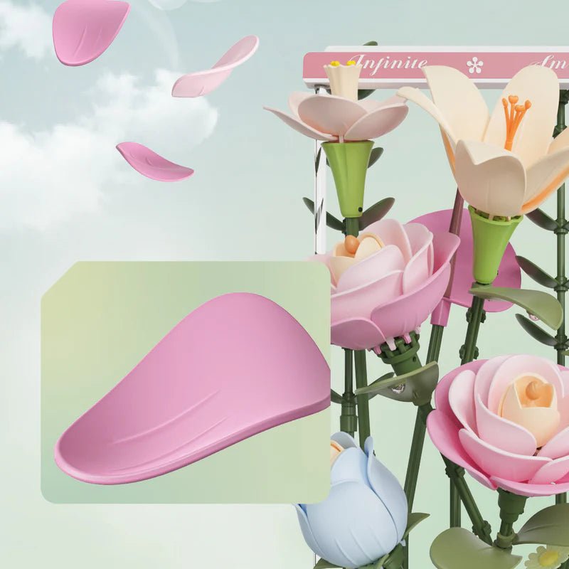 Rowood - Blooming Bouquet Box DIY 3D Puzzle with Lights & Motion