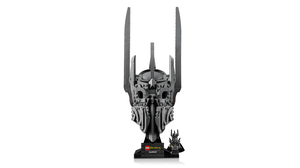LEGO Icons The Lord of the Rings Sauron's Helmet 11373 – 538-Piece Collectible Display Set for Adults