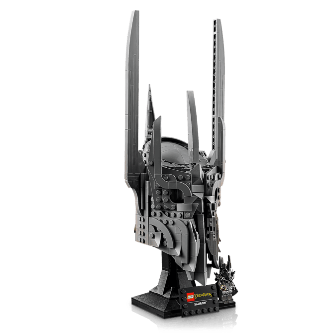 LEGO Icons The Lord of the Rings Sauron's Helmet 11373 – 538-Piece Collectible Display Set for Adults