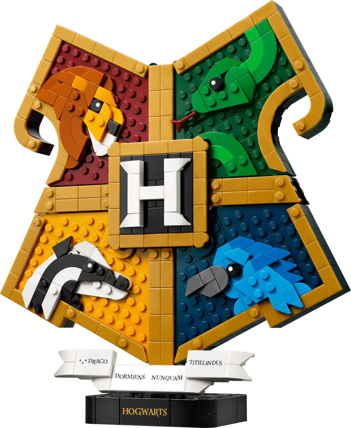 LEGO Harry Potter Hogwarts House Crest 76462 – 545-Piece Hogwarts Display Set with Hidden Magical Treasures