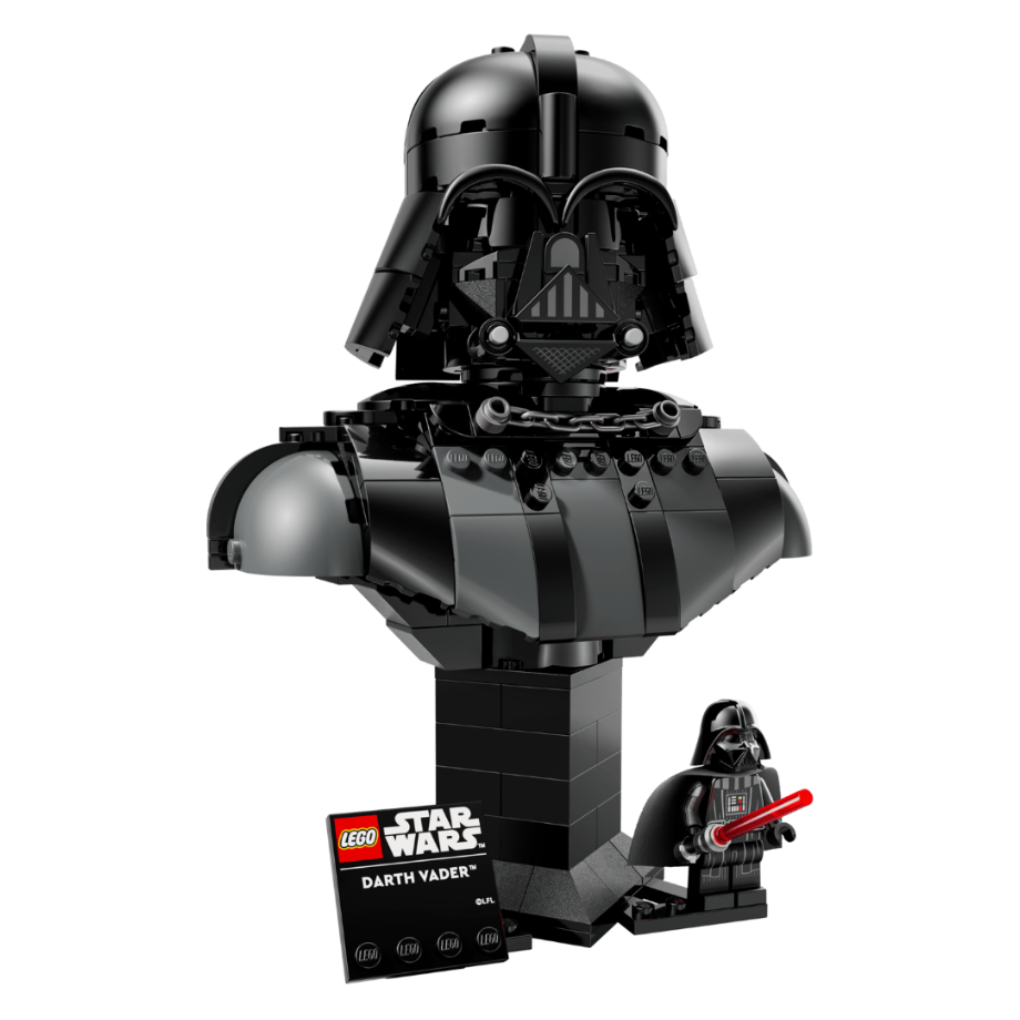 LEGO Star Wars Darth Vader Bust 75439 – 349-Piece Collectible Display Model with Minifigure