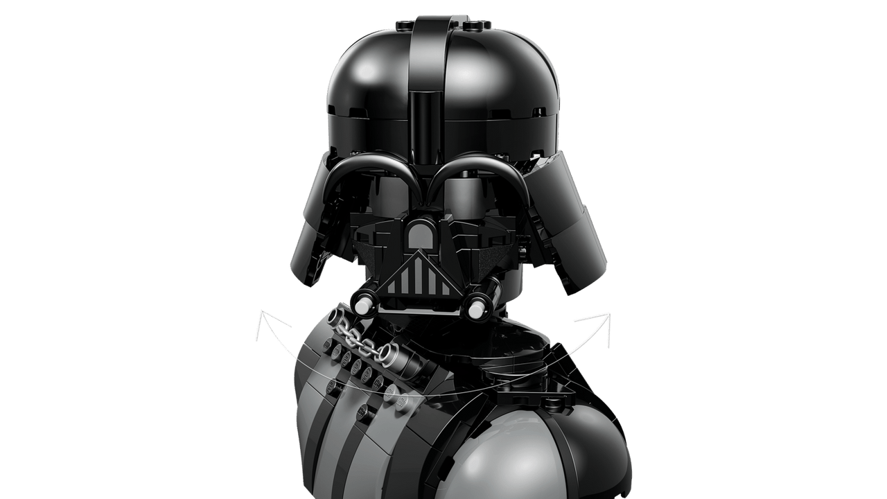 LEGO Star Wars Darth Vader Bust 75439 – 349-Piece Collectible Display Model with Minifigure