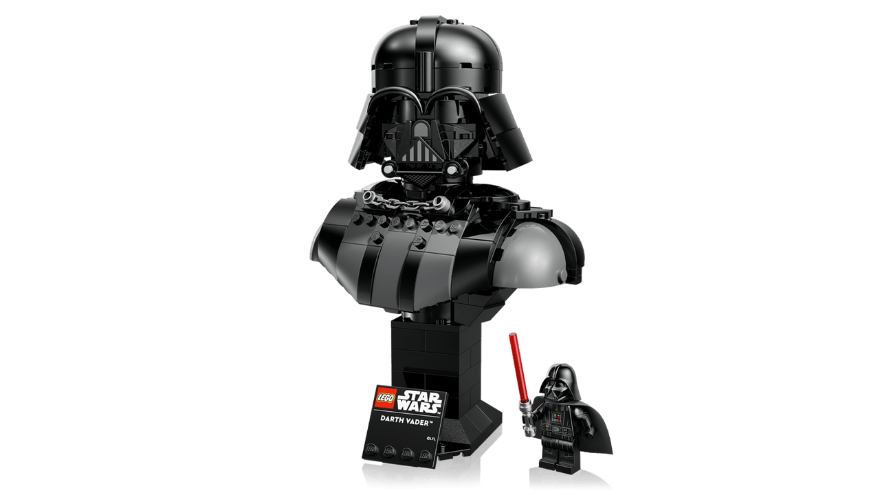 LEGO Star Wars Darth Vader Bust 75439 – 349-Piece Collectible Display Model with Minifigure