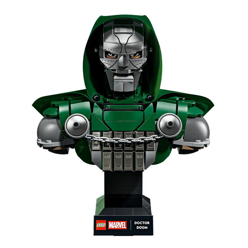 LEGO Marvel Doctor Doom Bust 76345 – Avengers: Doomsday Collectible Display Model for Adults