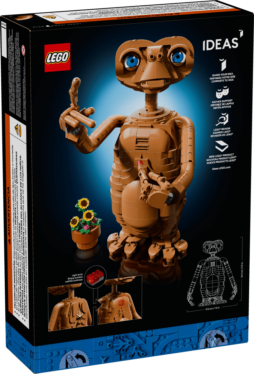 LEGO Ideas E.T. the Extra-Terrestrial 21370 Building Set 1226 Pieces