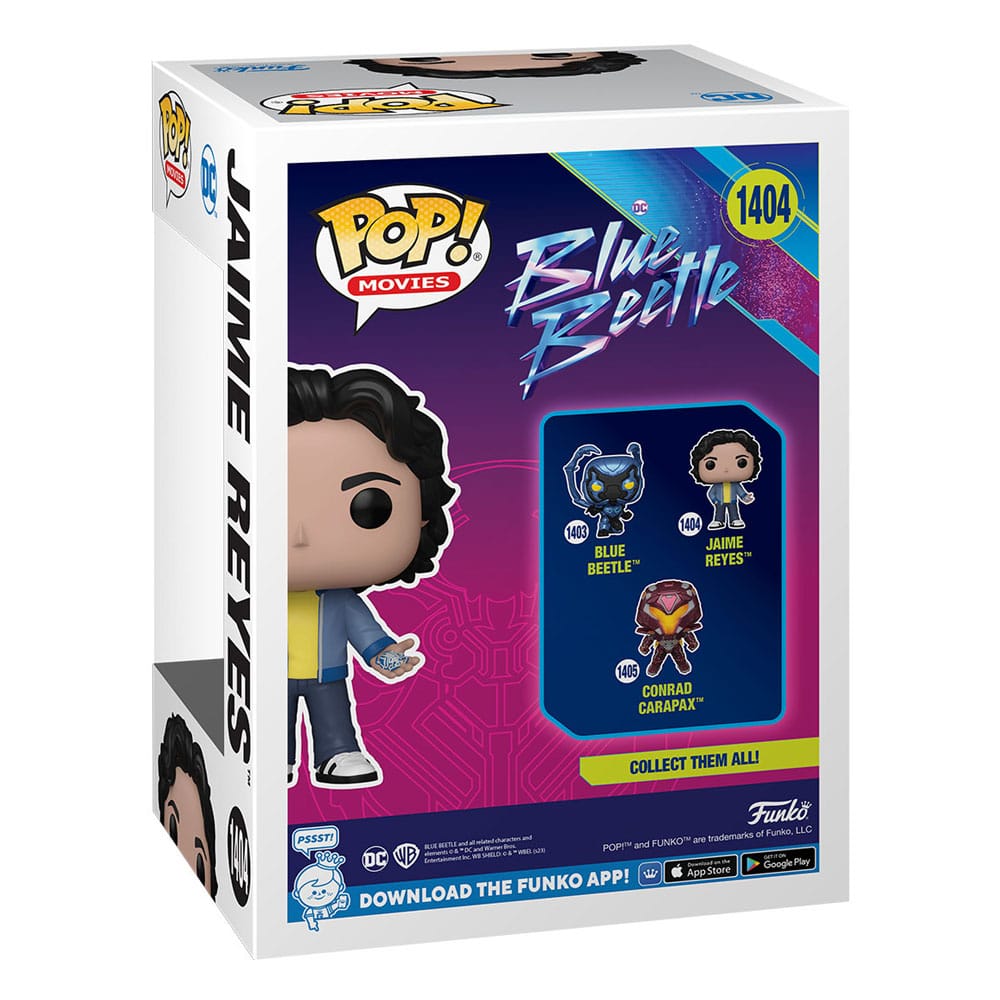 Blue Beetle POP! Movies Vinyl Figure Jaime Reyes 9 cm by LAB7 Malta, Europe
