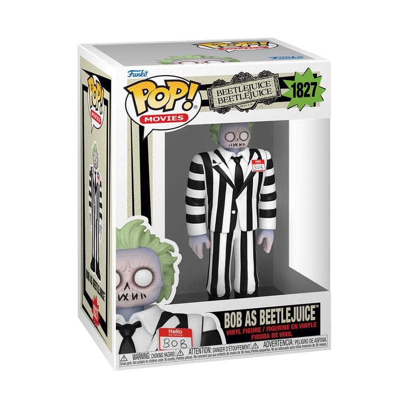 BOB as Beetlejuice Funko POP! Movies Vinyl Figure by LAB7 Malta, Europe