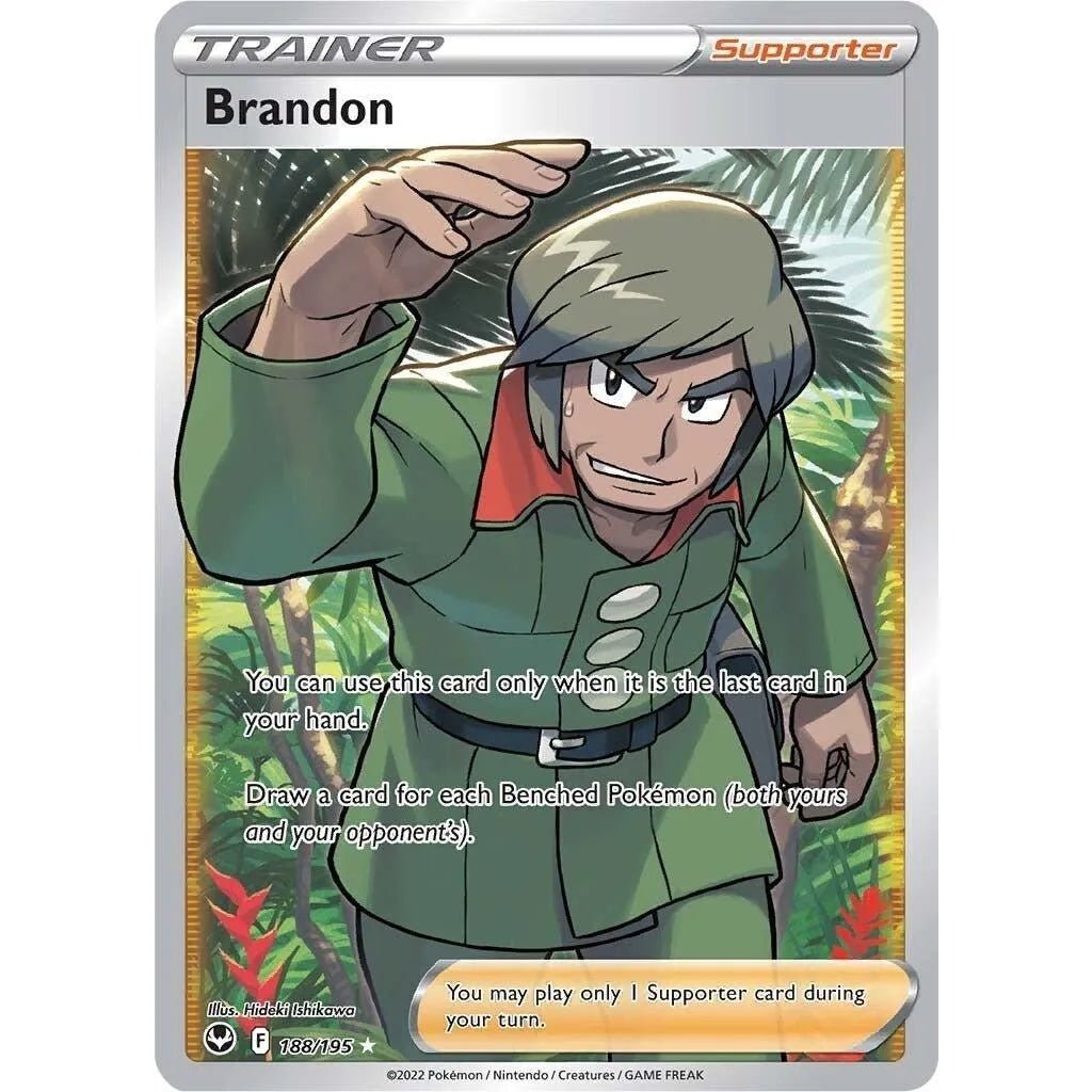 Brandon (Full Art) (188/195) (SWSH12: Silver Tempest) in Malta | LAB7