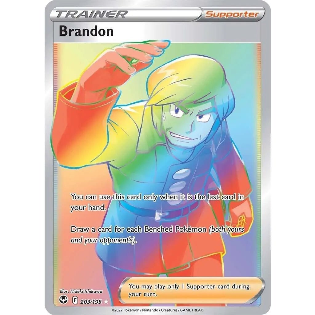 Brandon (Secret) (203/195) (SWSH12: Silver Tempest) in Malta | LAB7