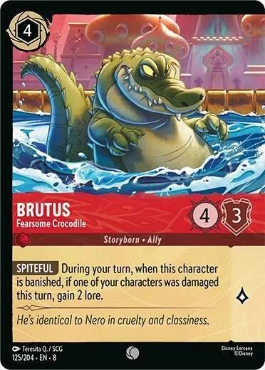 Brutus - Fearsome Crocodile (Foil) (125/204) (Reign of Jafar) in Malta | LAB7