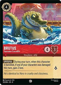 Brutus - Fearsome Crocodile (Foil) (125/204) (Reign of Jafar) in Malta | LAB7