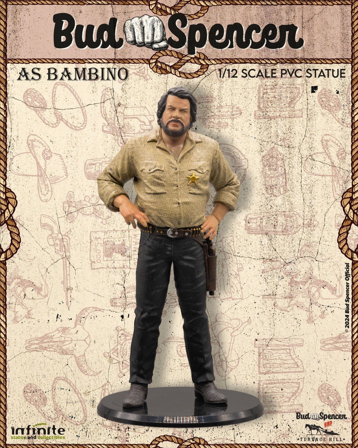 Bud Spencer As Bambino 1/12 PVC Statue by LAB7 Malta, Europe