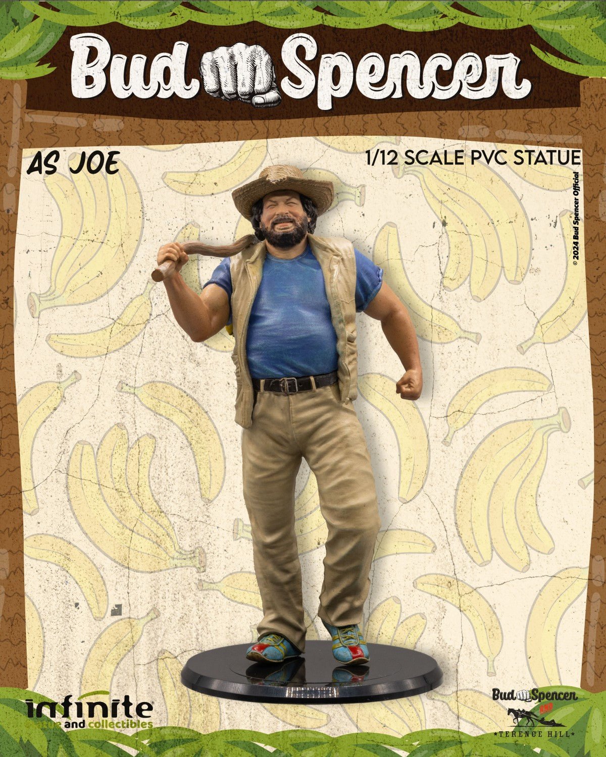 Bud Spencer As Banana Joe 1/12 PVC Statue by LAB7 Malta, Europe