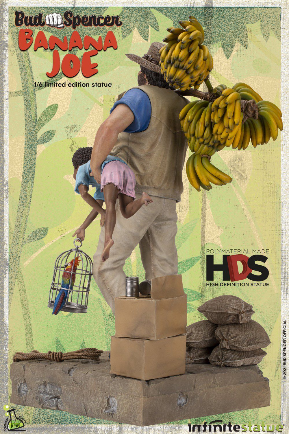 Bud Spencer As Banana Joe Old & Rare 1/6 Resin Statue in Malta | LAB7