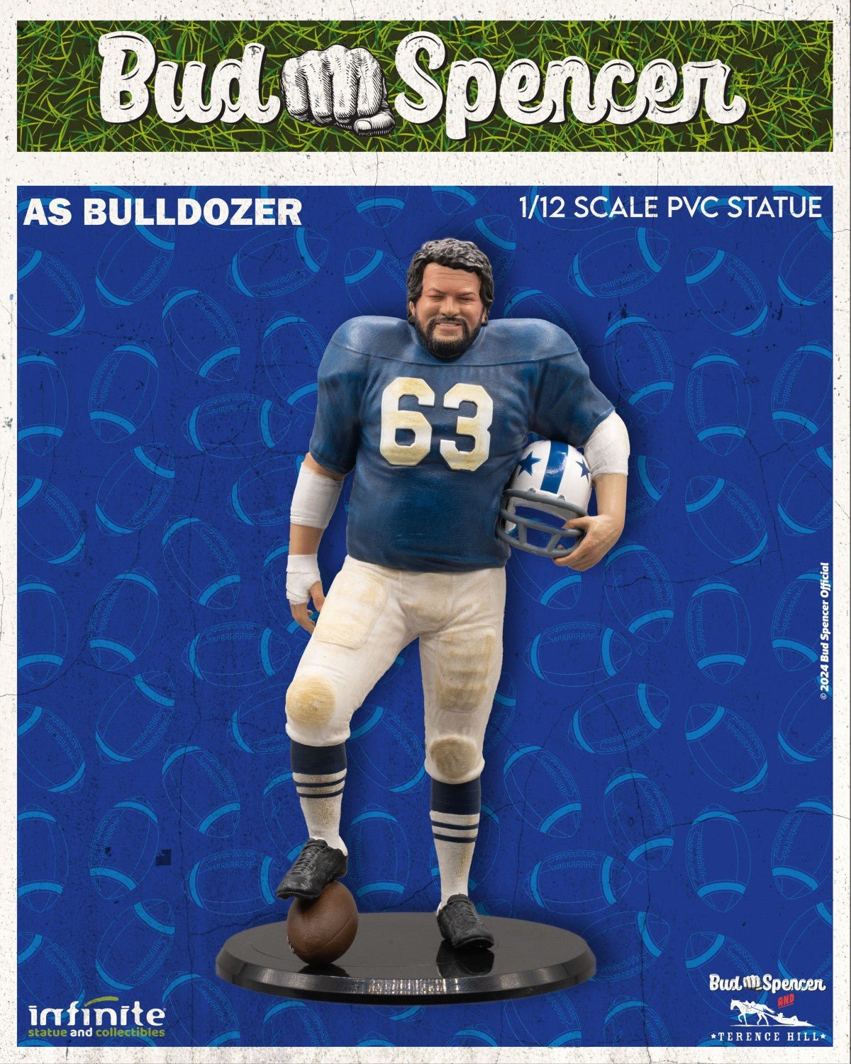 Bud Spencer As Bulldozer 1/12 PVC Statue by LAB7 Malta, Europe