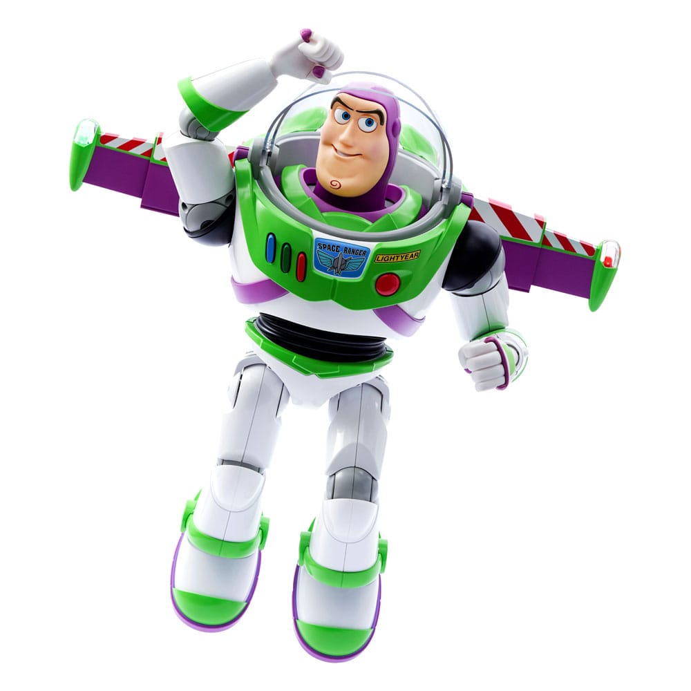 Buzz Lightyear Interactive Robot 37cm | Toy Story Action Figure by LAB7 Malta, Europe