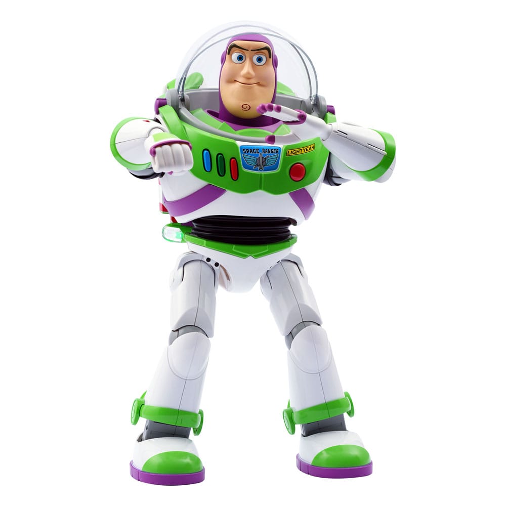 Buzz Lightyear Interactive Robot 37cm | Toy Story Action Figure by LAB7 Malta, Europe