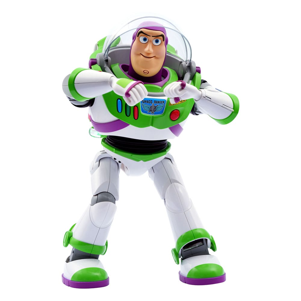 Buzz Lightyear Interactive Robot 37cm | Toy Story Action Figure by LAB7 Malta, Europe