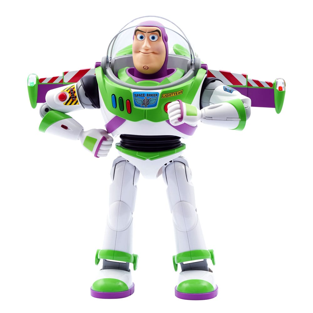 Buzz Lightyear Interactive Robot 37cm | Toy Story Action Figure by LAB7 Malta, Europe