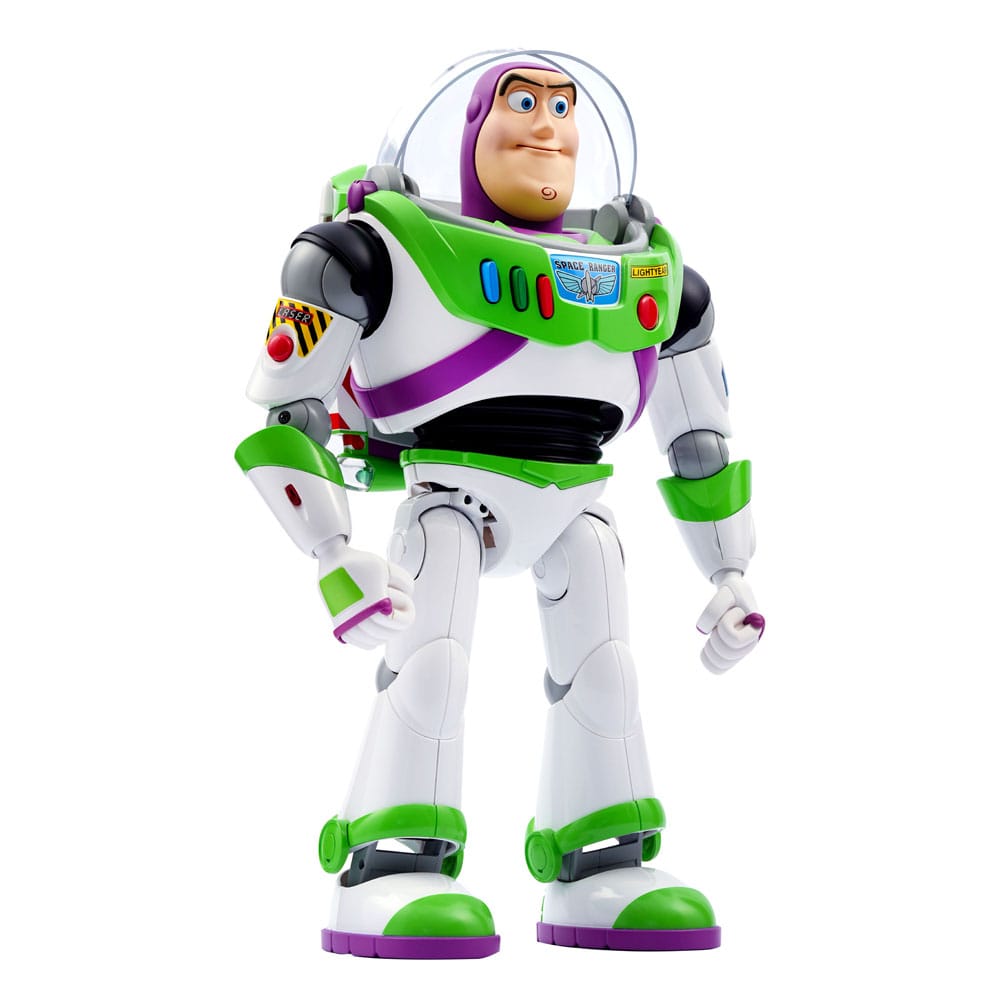 Buzz Lightyear Interactive Robot 37cm | Toy Story Action Figure by LAB7 Malta, Europe