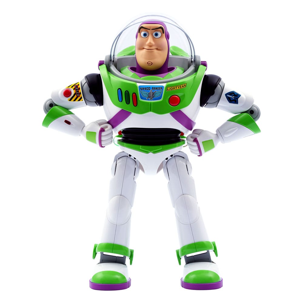 Buzz Lightyear Interactive Robot 37cm | Toy Story Action Figure by LAB7 Malta, Europe