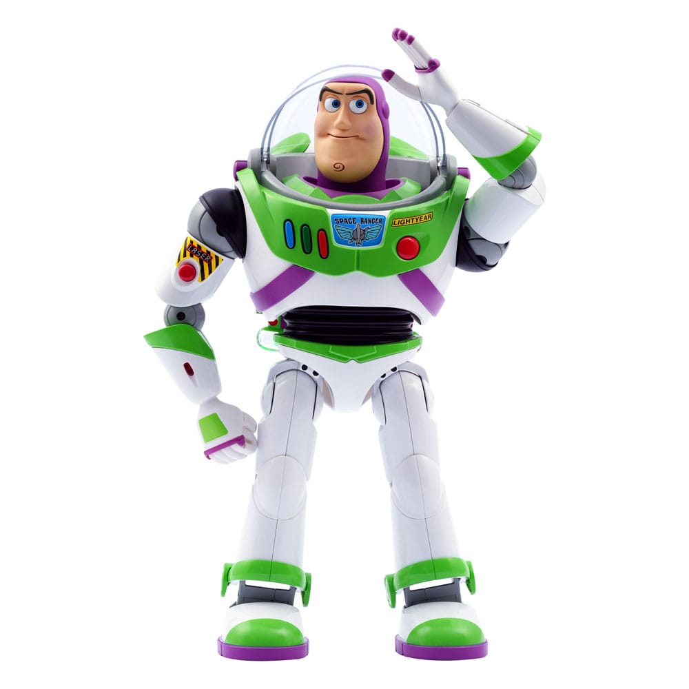 Buzz Lightyear Interactive Robot 37cm | Toy Story Action Figure by LAB7 Malta, Europe