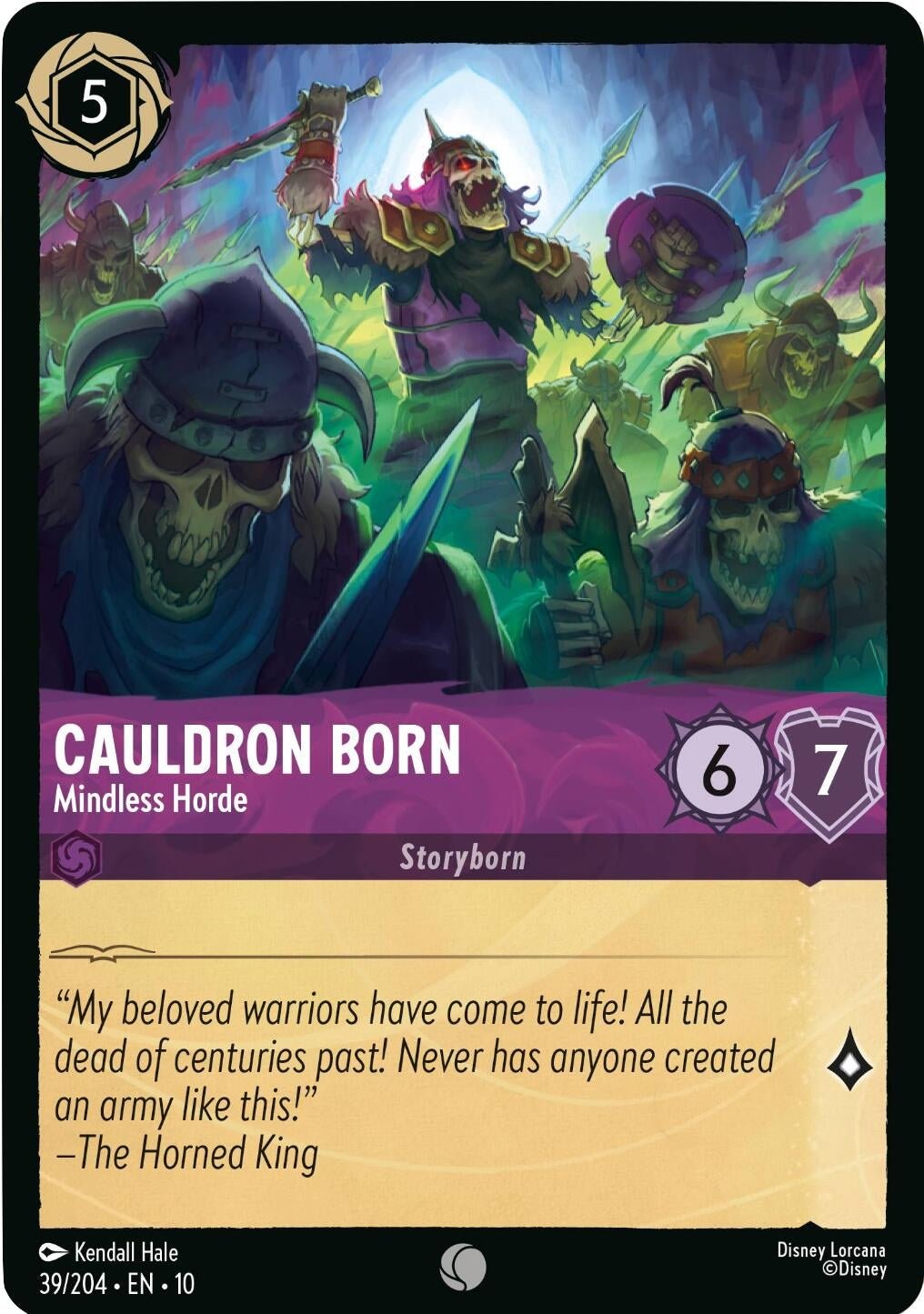 Cauldron Born - Mindless Horde (39/204) (Whispers in the Well) 8968174 by LAB7 Malta, Europe