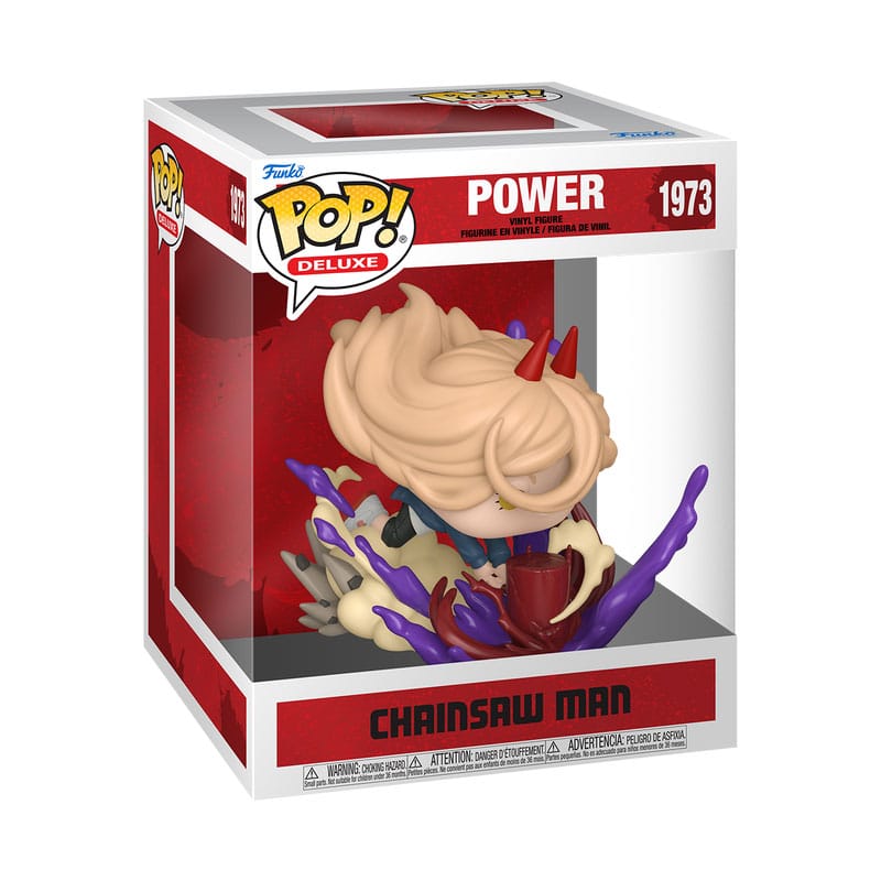 Funko - Chainsaw Man Deluxe POP! Figure Power with Blood Mallet