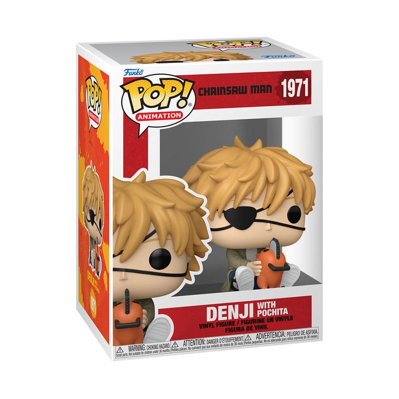 Funko - Chainsaw Man Denji & Pochita Funko POP! Vinyl Figure