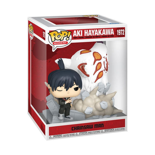 Funko - Chainsaw Man POP! Moments Aki with Fox Devil Vinyl Figure