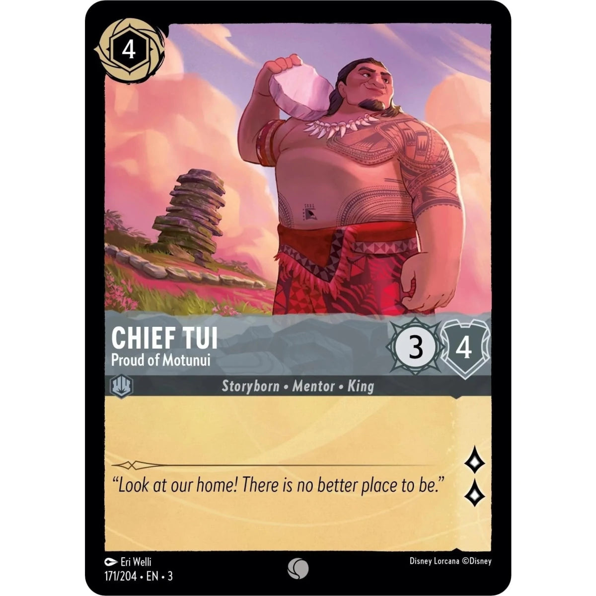 Chief Tui - Proud of Motunui (171/204) (Into the Inklands) in Malta | LAB7