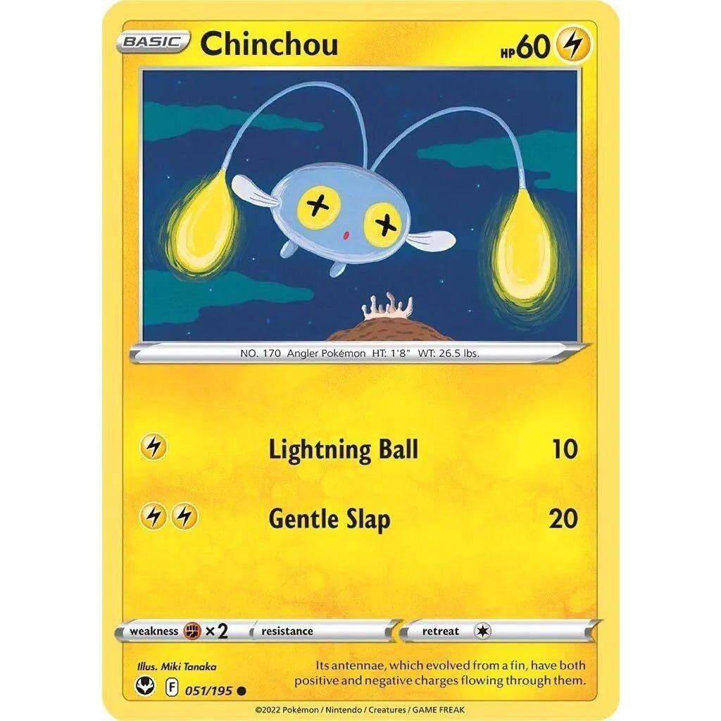 Chinchou (051/195) (SWSH12: Silver Tempest) in Malta | LAB7