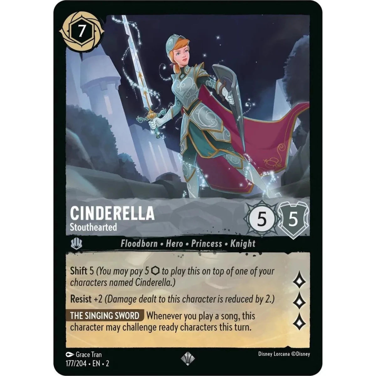 Cinderella - Stouthearted (177/204) (Rise of the Floodborn) in Malta | LAB7