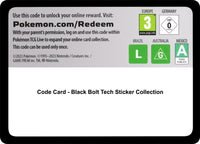 Code Card - Black Bolt Tech Sticker Collection (SV: Black Bolt) by LAB7 Malta, Europe