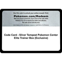 Code Card - Silver Tempest Pokemon Center Elite Trainer Box (Exclusive) (SWSH12: Silver Tempest) in Malta | LAB7