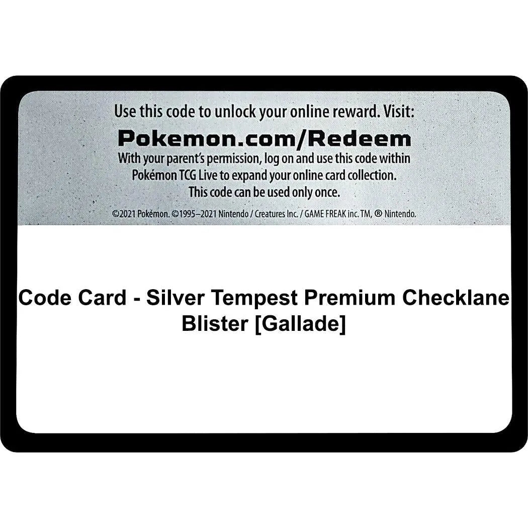 Code Card - Silver Tempest Premium Checklane Blister [Gallade] (SWSH12: Silver Tempest) in Malta | LAB7