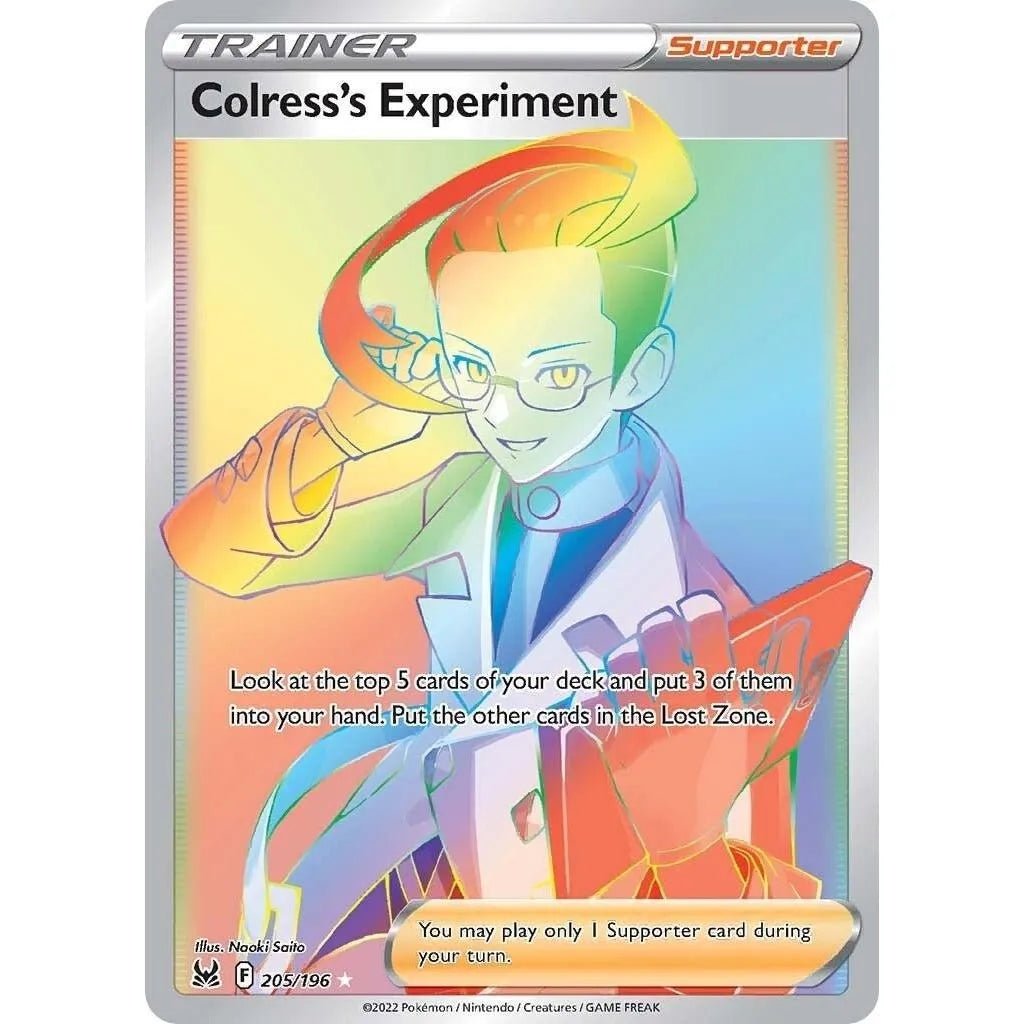 Colress's Experiment (Secret) (205/196) (SWSH11: Lost Origin) in Malta | LAB7