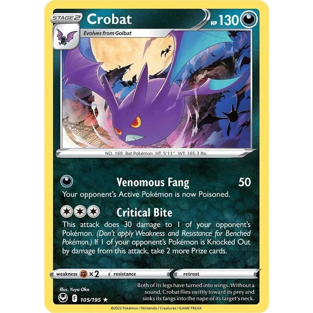 Crobat (105/195) (SWSH12: Silver Tempest) in Malta | LAB7