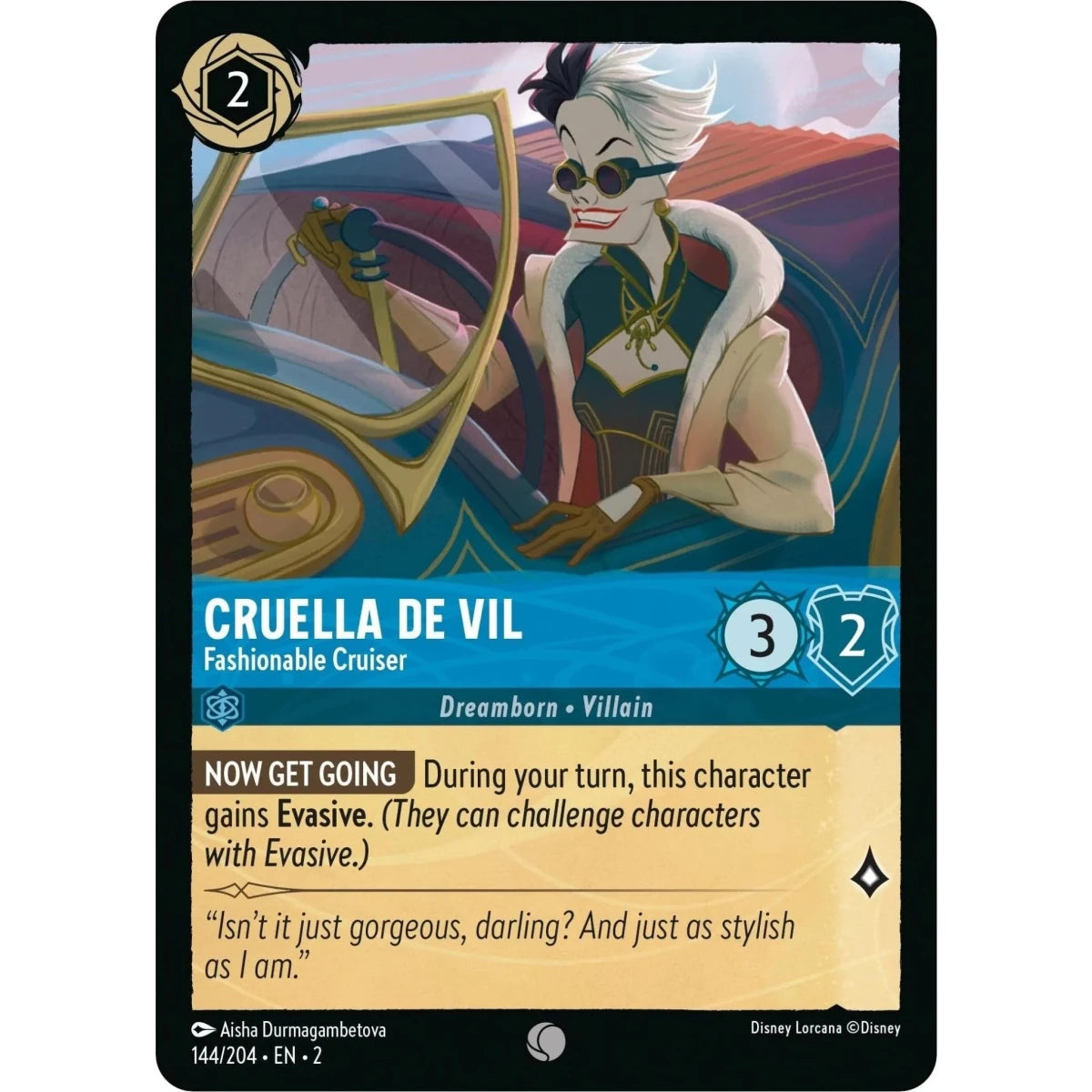 Cruella De Vil - Fashionable Cruiser (144/204) (Rise of the Floodborn) in Malta | LAB7