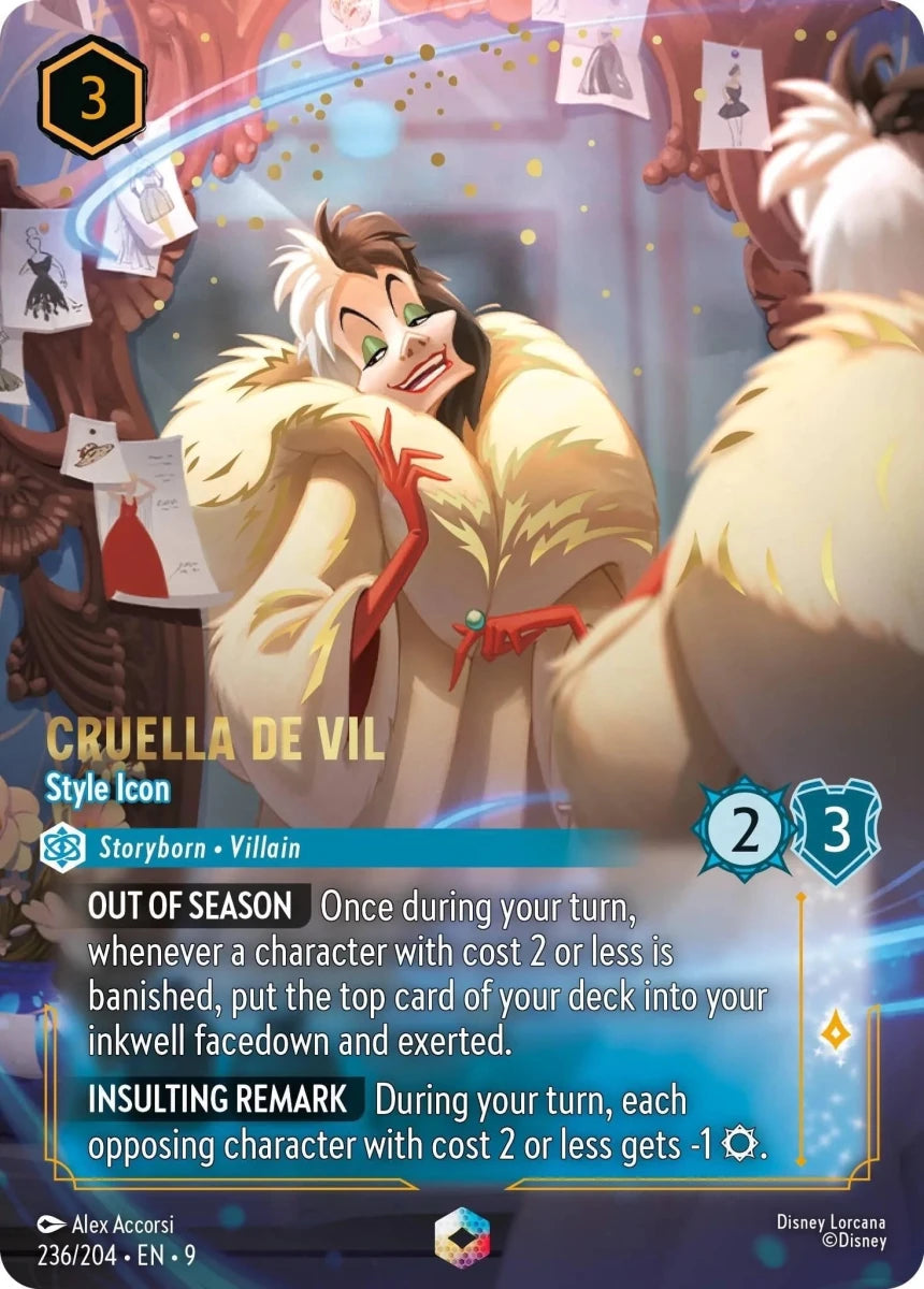 Cruella De Vil - Style Icon (Enchanted) (236/204) (Fabled) in Malta | LAB7