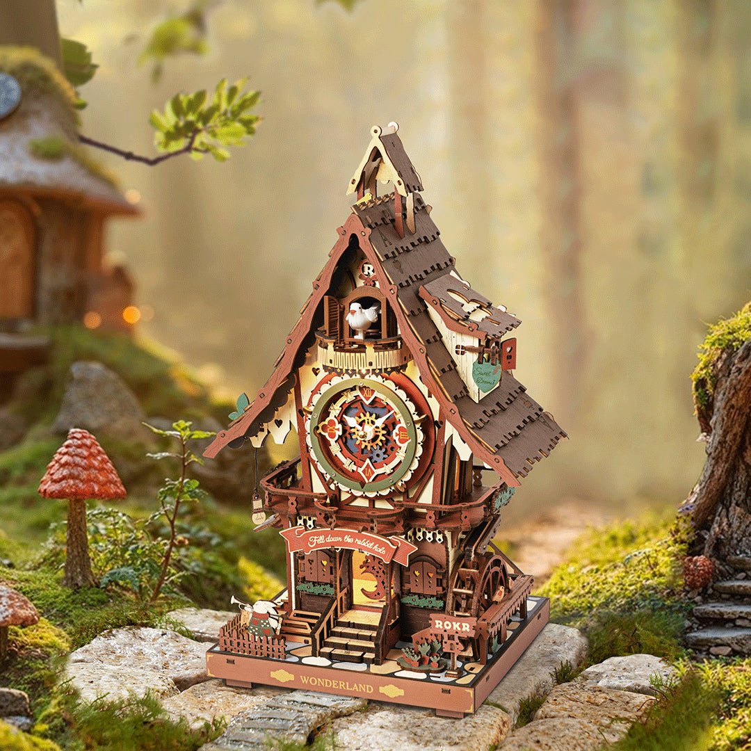 Cuckoo Clock Mechanical 3D Wooden Puzzle LC901C in Malta | LAB7