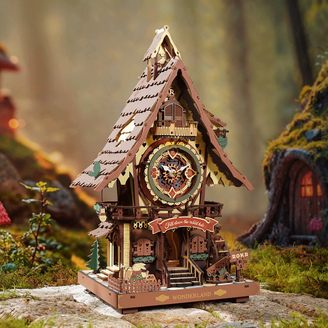 Cuckoo Clock Mechanical 3D Wooden Puzzle LC901C in Malta | LAB7